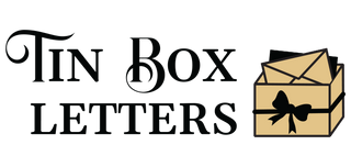 Tin Box Letters